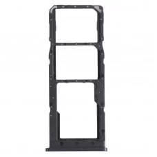 SIM-kártya tálca + SIM kártya tálca + mikro SD kártya tálca Samsung Galaxy M12 SM-M127 (fekete)